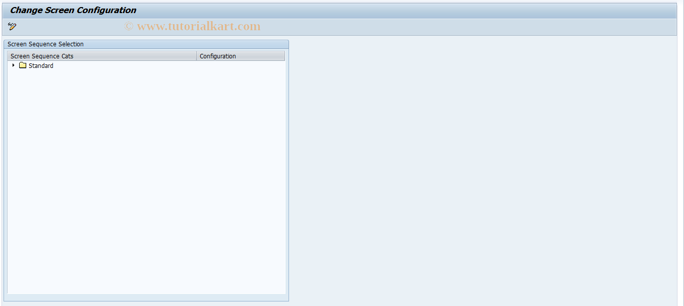 SAP TCode REITTC0104 - TC: Screen Configuration