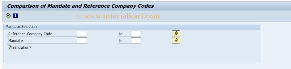 SAP TCode REMMBAMN - Compare Reference CoCd and Mandates
