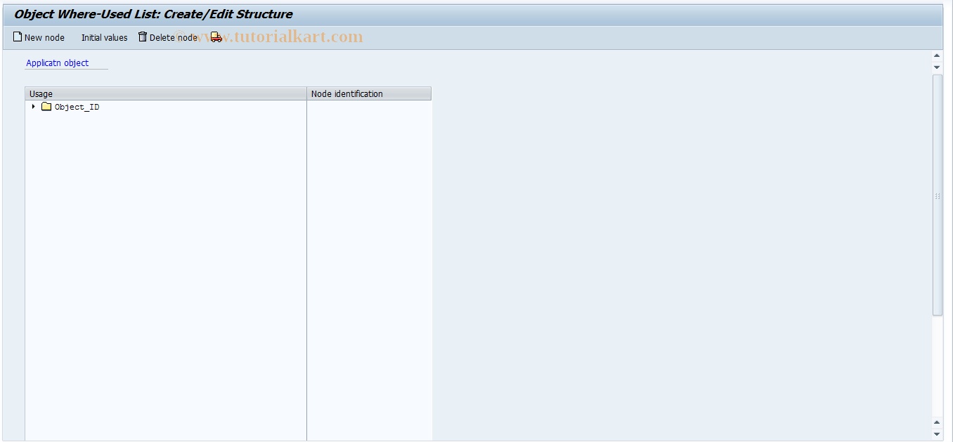 SAP TCode REMN0022 - MN: Where-Used List: Structure