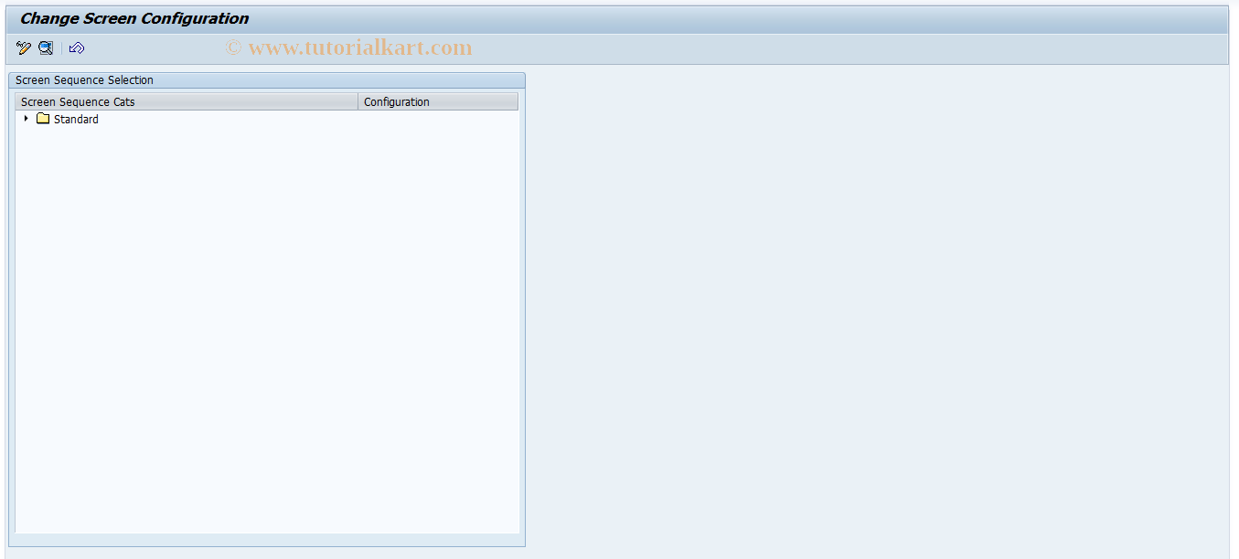 SAP TCode REMN0104 - MN: Screen Configuration