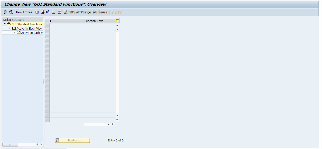 SAP TCode RESCSU0008 - SU: CUA Standard Functions