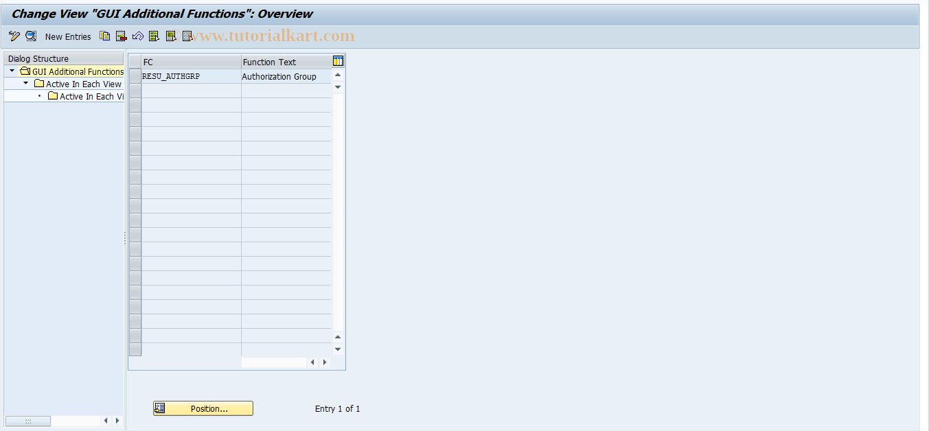 SAP TCode RESCSU0009 - SU: CUA Additional Functions