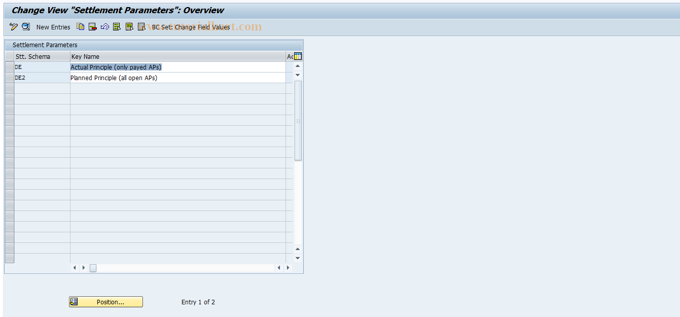 resczd-sap-tcode-settlement-parameters-transaction-code