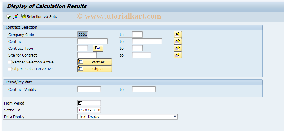 SAP TCode RESRCL - Display Results of Calculation