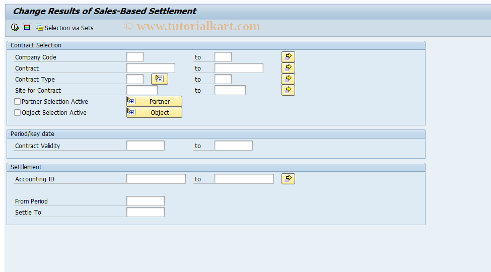 SAP TCode RESRMO - Change Results