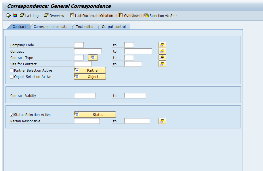 SAP TCode REXCCPCHA400 - CH Law: Graduated Rent