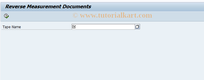 SAP TCode REXCSCCHCR - Reverse Measurement Documents