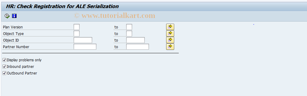 SAP TCode RE_RHALESERCHECK - HR: Check Registration