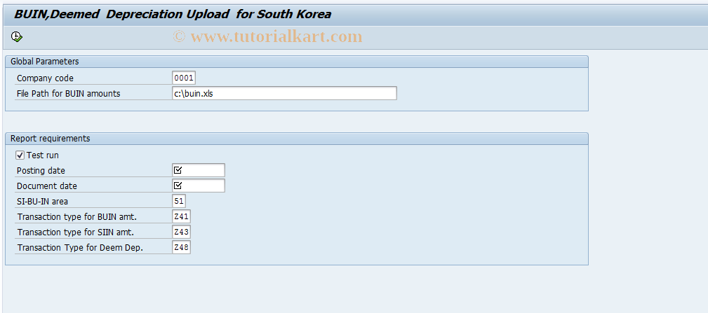 SAP TCode RFKRAUP - Si Bu In Amount update