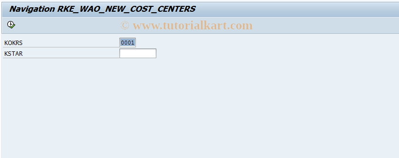 SAP TCode RKE_KA03 - Start KA03