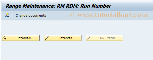 SAP TCode RMBDSN - BDS: Number Range for Runs