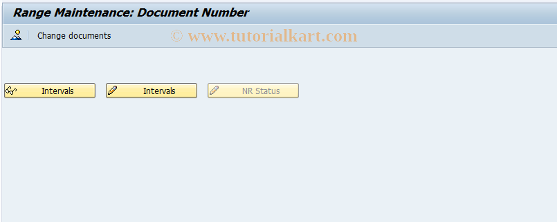 SAP TCode RMPS_DOCNR - Nummer Range Maintenance: RMPSDOCNR