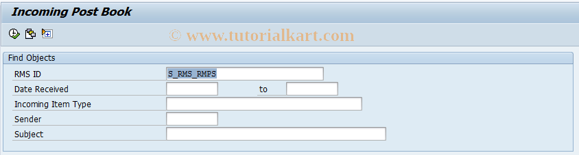 SAP TCode RMPS_POST_HISTORY - Call Incoming Post Book