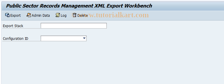 SAP TCode RMPS_TRF_EXPORT - Export Workbench