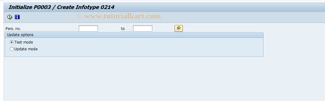 SAP TCode RP09_LOAN_INIT - Loans: Initialization (IT3, VIEKN)