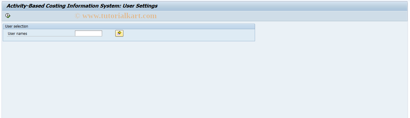 SAP TCode RPBN - Info.Sys. Procurement : Presettings