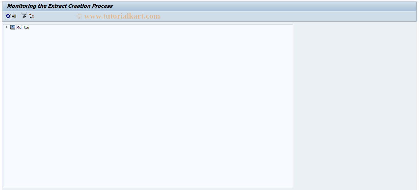 SAP TCode RSCRMMON - Monitor Query Extracts
