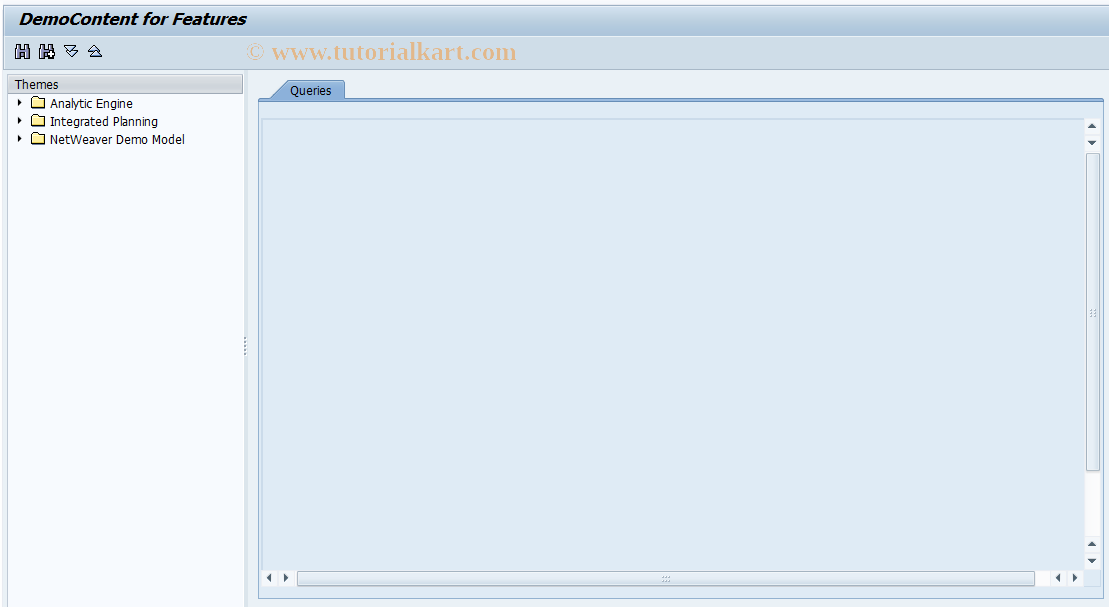 SAP TCode RSFC - Analytic Engine - Demo Content