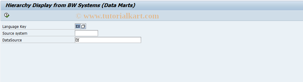 SAP TCode RSH3 - Simulate hierarchies