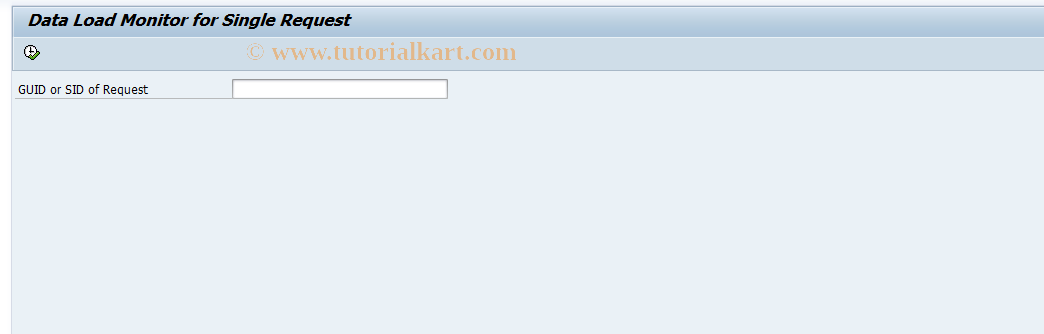 SAP TCode RSRQ - Data Load Monitor for a Request