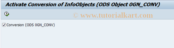 SAP TCode RS_CONV_ACTIVATE - Activate InfoObject Conversion