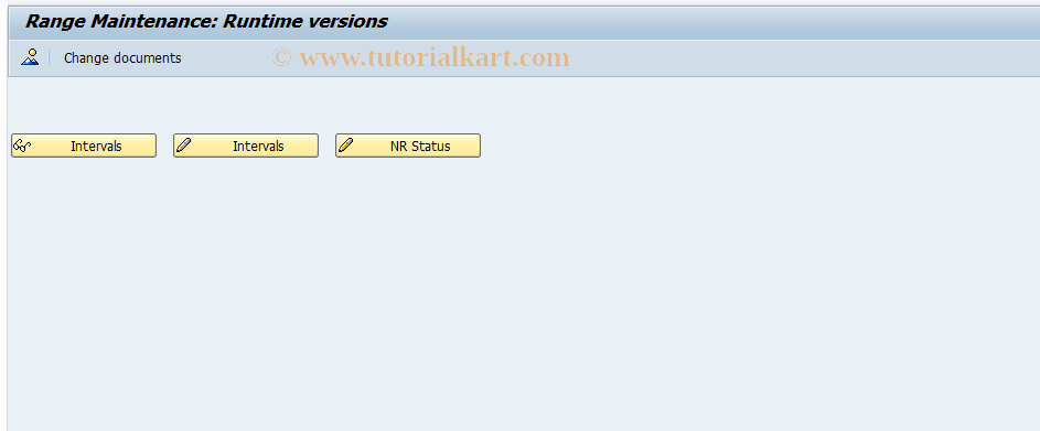 SAP TCode RTKB - Maintain Number Range: KB_NRRANGE