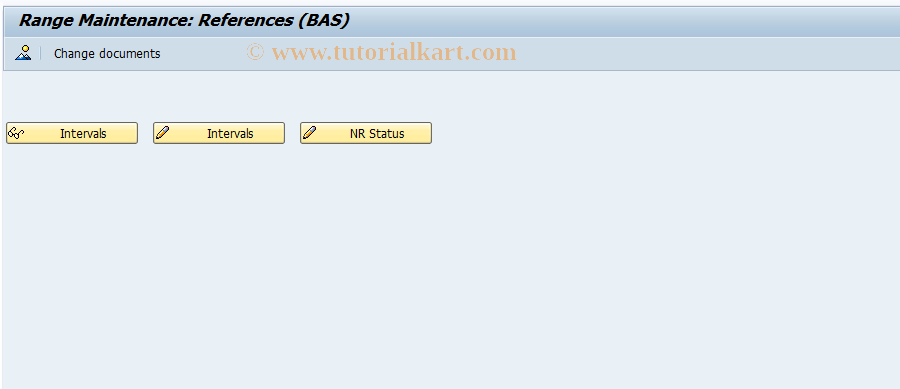 SAP TCode SA11 - Number range maintenance: ADRV