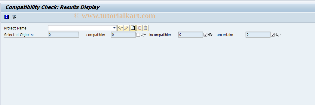 SAP TCode SAKB3 - Compatibility Text