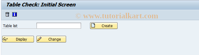 SAP TCode SAKB5 - Check Table Enhancements