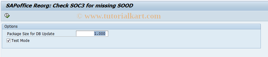 SAP TCode SBCS_SOC3 - BCS: Consistency SOC3 and SOOD