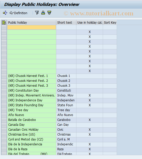 SAP TCode SCA1 - Cannot be executed directly