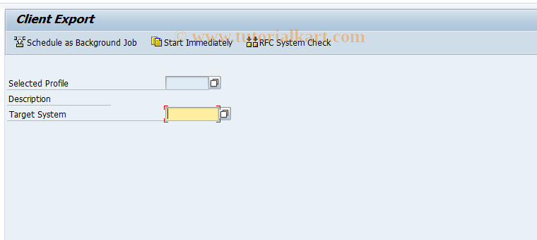 SAP TCode SCC8 - Client Export