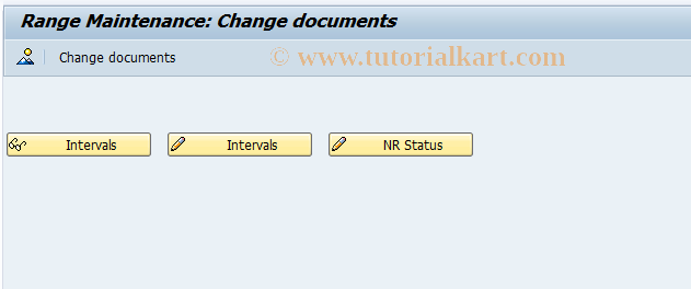 SAP TCode SCDN - Change Documents: Number Ranges