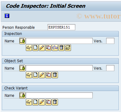 SAP TCode SCI - ABAP Code Inspector