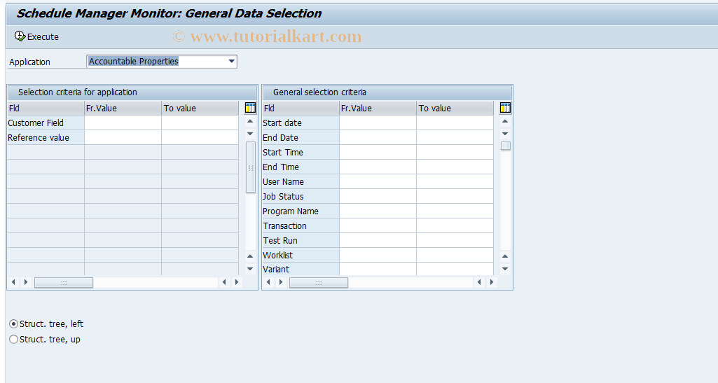 SAP TCode SCMO - Schedule Manager: Monitor
