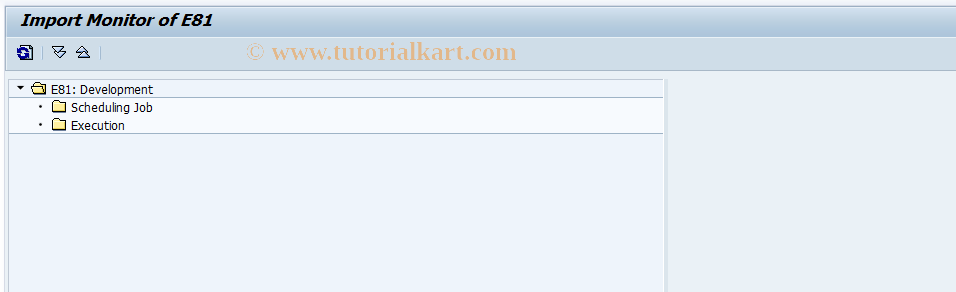 SAP TCode SE07 - CTS Status Display