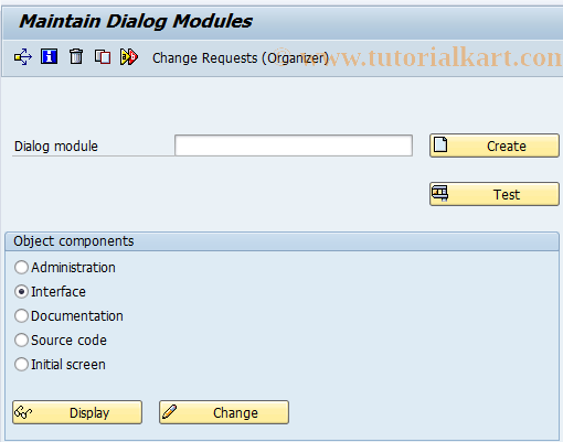 SAP TCode SE35 - ABAP/4 Dialog Modules