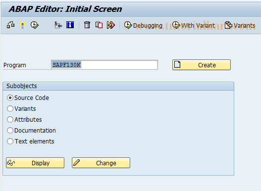 SAP TCode SE38 - ABAP Editor