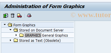 SAP TCode SE78 - Administration of Form Graphics