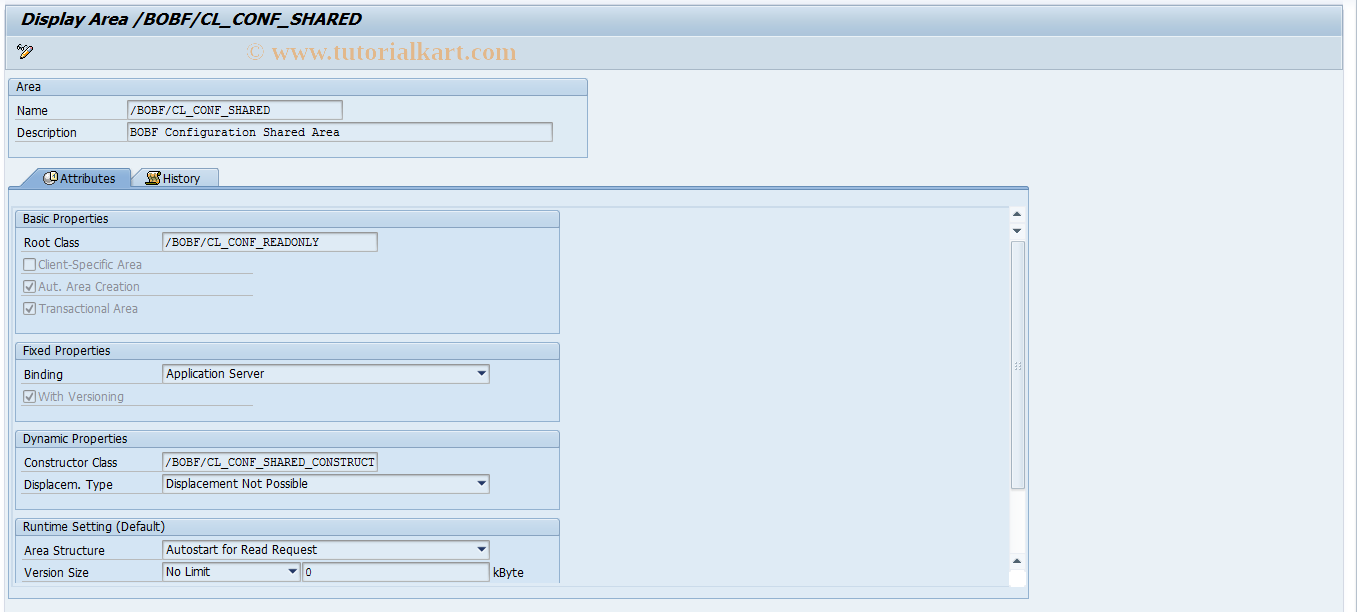 SAP TCode SHMA - Shared Objects: Management