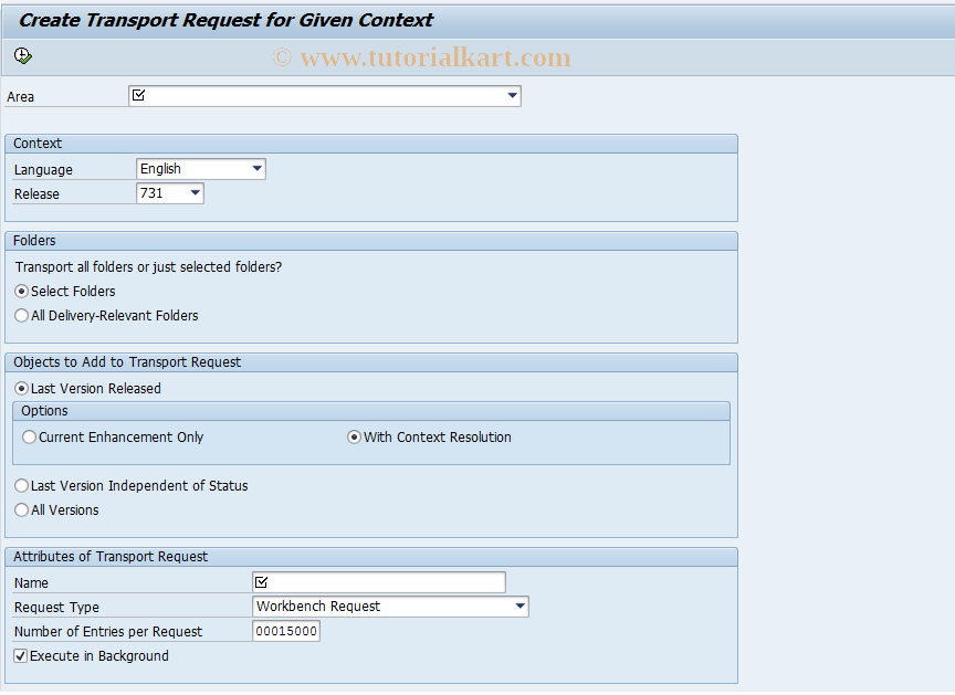 SAP TCode SI22 - Create Command Files