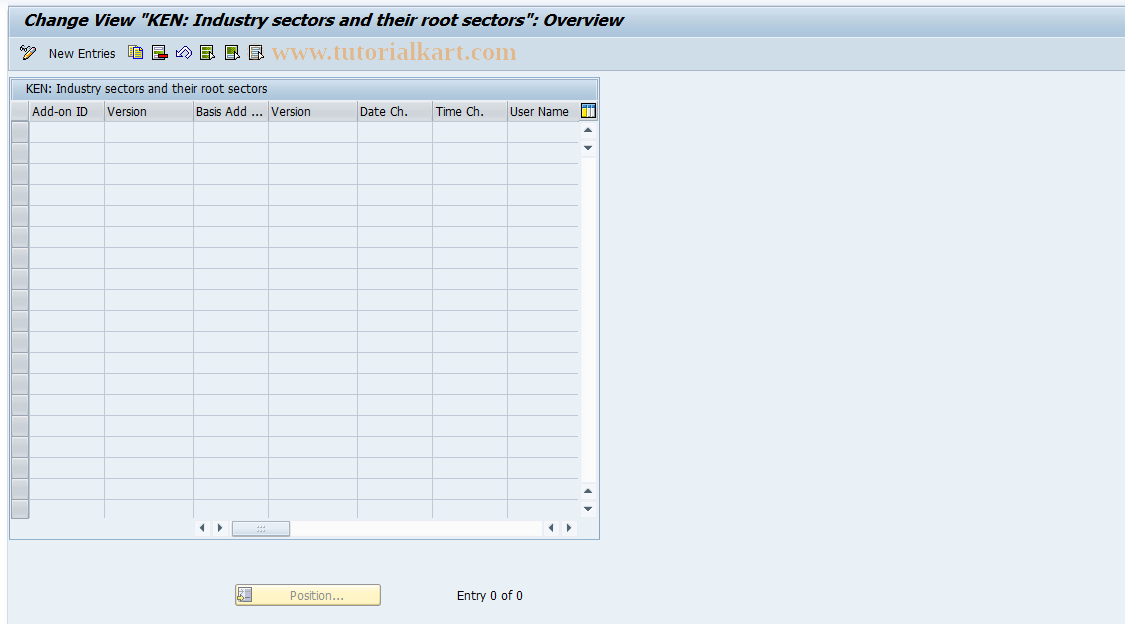 SAP TCode SI23_3 - Maintain enhancement chain