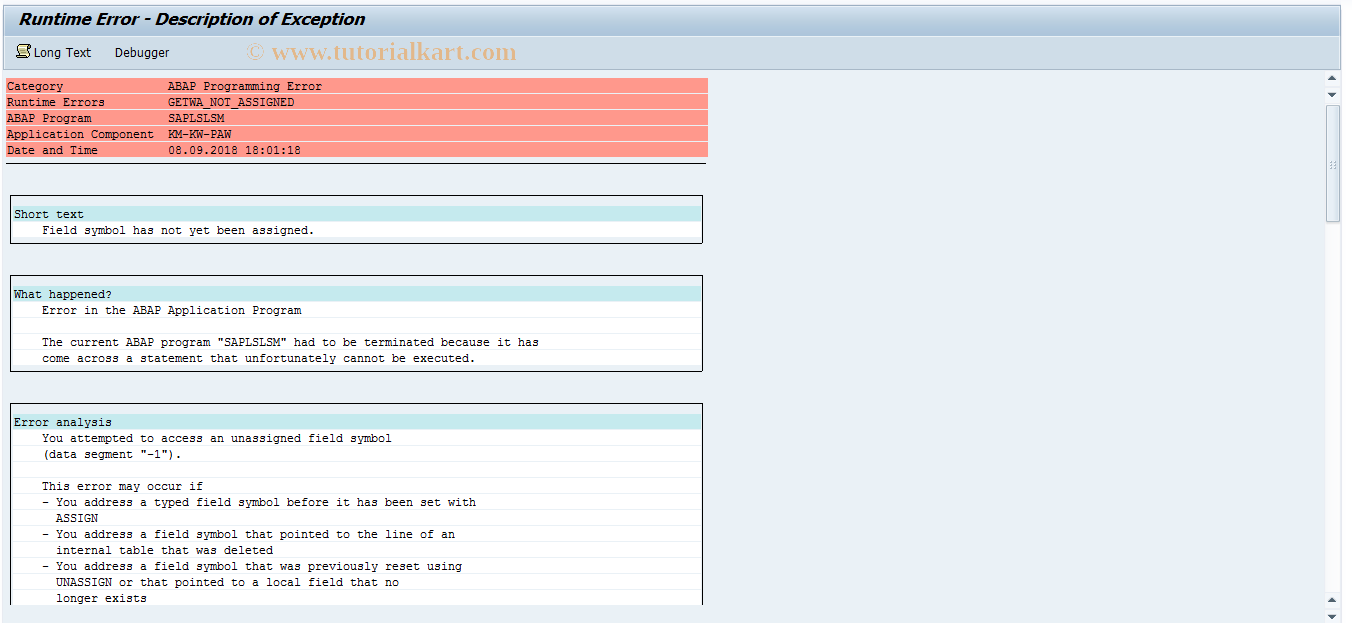 SAP TCode SL79 - PAW - Location Profile Maintenance