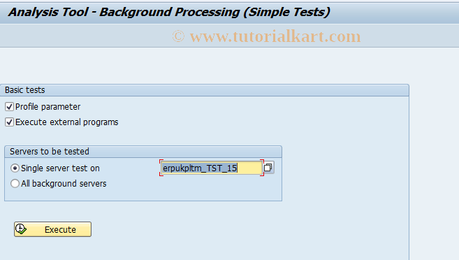 SAP TCode SM65 - Background Processing Analysis Tool