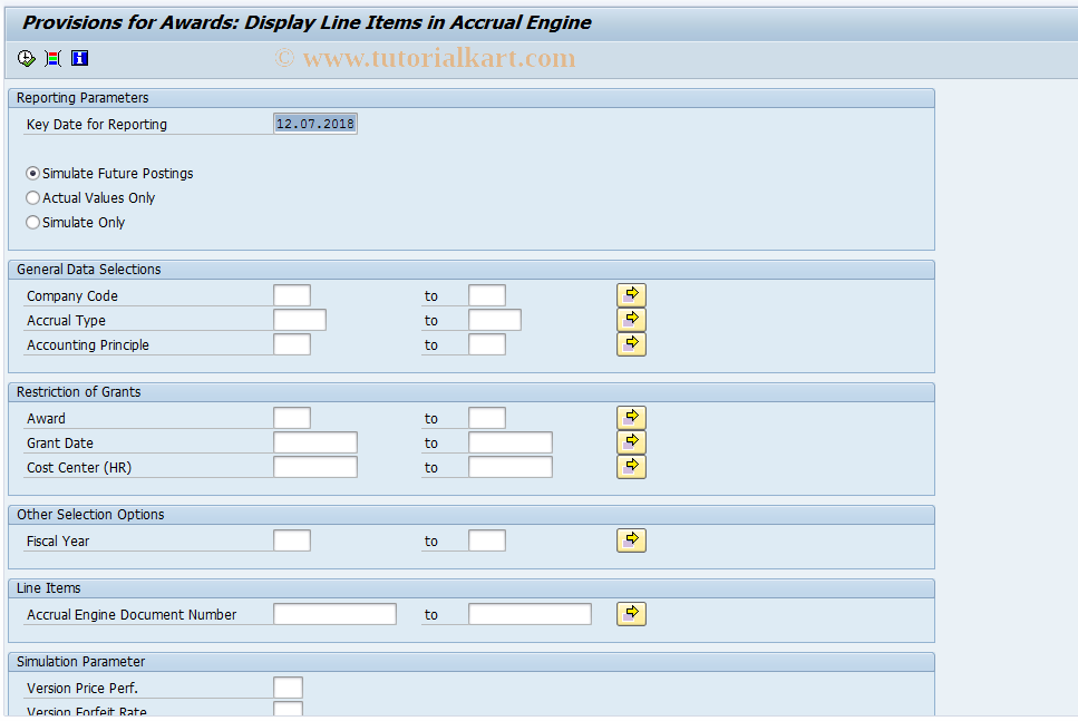 SAP TCode SOAPSDOCITEMS - Display Line Items in the Acc Engine