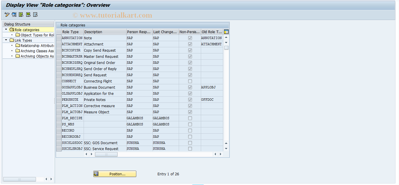 SAP TCode SOBL_MODEL - Model Data Object Relationships