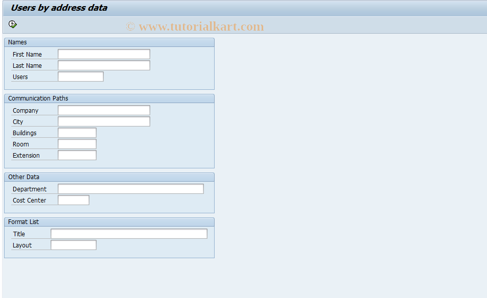 SAP TCode SOBN01 - Personal data