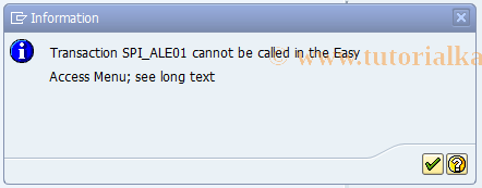 SAP TCode SPI_ALE01 - ALE monitoring