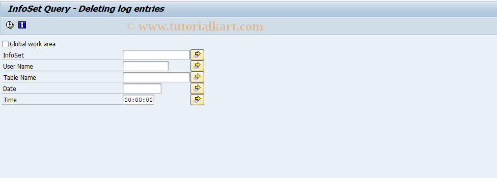 SAP TCode SQ00_DEL_PROT - SAP Query: Delete log data