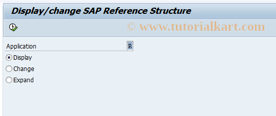 SAP TCode SREFH00 - Change SAP Reference Structure